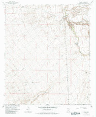Tanque Arizona Historical topographic map, 1:24000 scale, 7.5 X 7.5 Minute, Year 1966