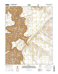 Tatahatso Point Arizona Current topographic map, 1:24000 scale, 7.5 X 7.5 Minute, Year 2014