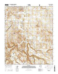 Taylor Arizona Current topographic map, 1:24000 scale, 7.5 X 7.5 Minute, Year 2014