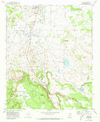 Taylor Arizona Historical topographic map, 1:24000 scale, 7.5 X 7.5 Minute, Year 1970