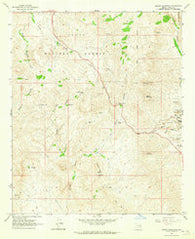 Teapot Mountain Arizona Historical topographic map, 1:24000 scale, 7.5 X 7.5 Minute, Year 1964