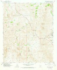 Teapot Mountain Arizona Historical topographic map, 1:24000 scale, 7.5 X 7.5 Minute, Year 1964