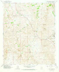 Teapot Mountain Arizona Historical topographic map, 1:24000 scale, 7.5 X 7.5 Minute, Year 1964