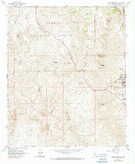 Teapot Mountain Arizona Historical topographic map, 1:24000 scale, 7.5 X 7.5 Minute, Year 1964