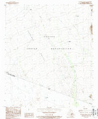 Tecolote Ranch Arizona Historical topographic map, 1:24000 scale, 7.5 X 7.5 Minute, Year 1988