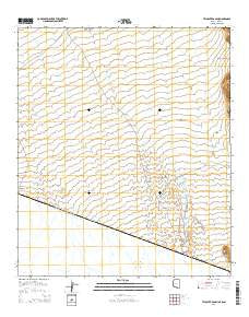 Tecolote Ranch Arizona Current topographic map, 1:24000 scale, 7.5 X 7.5 Minute, Year 2014