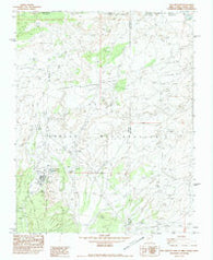 Teec Nos Pos Arizona Historical topographic map, 1:24000 scale, 7.5 X 7.5 Minute, Year 1982