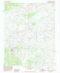 Teec Nos Pos Arizona Historical topographic map, 1:24000 scale, 7.5 X 7.5 Minute, Year 1982