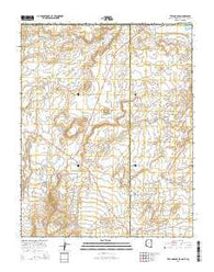 Teec Nos Pos Arizona Current topographic map, 1:24000 scale, 7.5 X 7.5 Minute, Year 2014