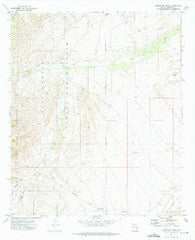 Telegraph Wash Arizona Historical topographic map, 1:24000 scale, 7.5 X 7.5 Minute, Year 1972