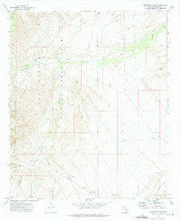 Telegraph Wash Arizona Historical topographic map, 1:24000 scale, 7.5 X 7.5 Minute, Year 1972