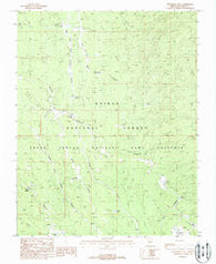 Telephone Hill Arizona Historical topographic map, 1:24000 scale, 7.5 X 7.5 Minute, Year 1988
