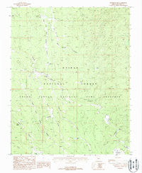 Telephone Hill Arizona Historical topographic map, 1:24000 scale, 7.5 X 7.5 Minute, Year 1988