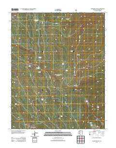 Telephone Hill Arizona Historical topographic map, 1:24000 scale, 7.5 X 7.5 Minute, Year 2012