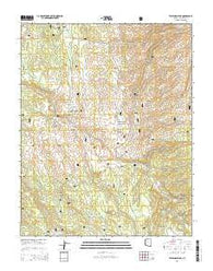 Telephone Hill Arizona Current topographic map, 1:24000 scale, 7.5 X 7.5 Minute, Year 2014