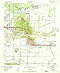 Tempe Arizona Historical topographic map, 1:24000 scale, 7.5 X 7.5 Minute, Year 1952