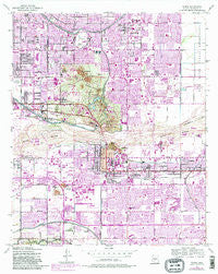 Tempe Arizona Historical topographic map, 1:24000 scale, 7.5 X 7.5 Minute, Year 1952