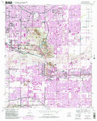 Tempe Arizona Historical topographic map, 1:24000 scale, 7.5 X 7.5 Minute, Year 1952