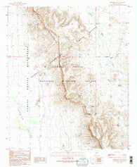 Temporal Pass Arizona Historical topographic map, 1:24000 scale, 7.5 X 7.5 Minute, Year 1990