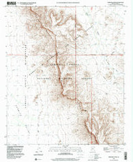 Temporal Pass Arizona Historical topographic map, 1:24000 scale, 7.5 X 7.5 Minute, Year 1996