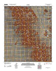 Temporal Pass Arizona Historical topographic map, 1:24000 scale, 7.5 X 7.5 Minute, Year 2011