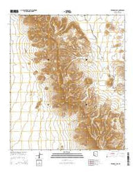 Temporal Pass Arizona Current topographic map, 1:24000 scale, 7.5 X 7.5 Minute, Year 2014