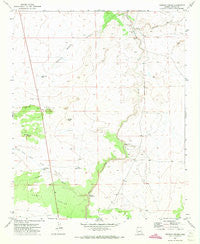 Tenmile Cedars Arizona Historical topographic map, 1:24000 scale, 7.5 X 7.5 Minute, Year 1970
