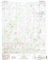 Thatcher Arizona Historical topographic map, 1:24000 scale, 7.5 X 7.5 Minute, Year 1985