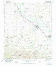 Thatcher Arizona Historical topographic map, 1:62500 scale, 15 X 15 Minute, Year 1960