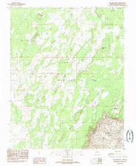 The Big Knoll Arizona Historical topographic map, 1:24000 scale, 7.5 X 7.5 Minute, Year 1985