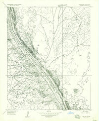 The Gap SW Arizona Historical topographic map, 1:24000 scale, 7.5 X 7.5 Minute, Year 1957