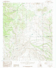 The Mesas Arizona Historical topographic map, 1:24000 scale, 7.5 X 7.5 Minute, Year 1985