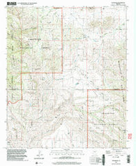 The Mesas Arizona Historical topographic map, 1:24000 scale, 7.5 X 7.5 Minute, Year 1996