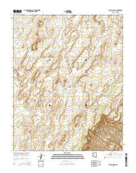 The Big Knoll Arizona Current topographic map, 1:24000 scale, 7.5 X 7.5 Minute, Year 2014