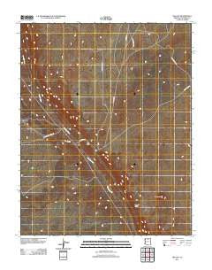 The Gap Arizona Historical topographic map, 1:24000 scale, 7.5 X 7.5 Minute, Year 2011