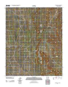The Rincon Arizona Historical topographic map, 1:24000 scale, 7.5 X 7.5 Minute, Year 2011