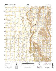 The Rincon Arizona Current topographic map, 1:24000 scale, 7.5 X 7.5 Minute, Year 2014