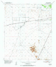 Theba Arizona Historical topographic map, 1:62500 scale, 15 X 15 Minute, Year 1951