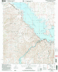 Theodore Roosevelt Dam Arizona Historical topographic map, 1:24000 scale, 7.5 X 7.5 Minute, Year 2004