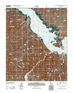 Theodore Roosevelt Dam Arizona Historical topographic map, 1:24000 scale, 7.5 X 7.5 Minute, Year 2011