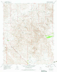 Thorn Peak Arizona Historical topographic map, 1:24000 scale, 7.5 X 7.5 Minute, Year 1967