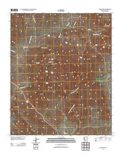 Thorn Peak Arizona Historical topographic map, 1:24000 scale, 7.5 X 7.5 Minute, Year 2011