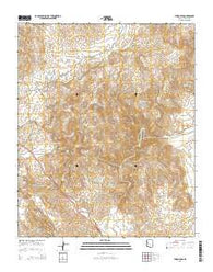 Thorn Peak Arizona Current topographic map, 1:24000 scale, 7.5 X 7.5 Minute, Year 2014