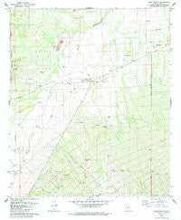 Three Points Arizona Historical topographic map, 1:24000 scale, 7.5 X 7.5 Minute, Year 1979