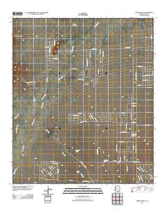 Three Points Arizona Historical topographic map, 1:24000 scale, 7.5 X 7.5 Minute, Year 2011