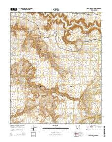 Three Turkey Canyon Arizona Current topographic map, 1:24000 scale, 7.5 X 7.5 Minute, Year 2014
