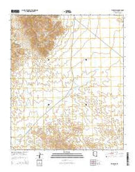 Tiger Well Arizona Current topographic map, 1:24000 scale, 7.5 X 7.5 Minute, Year 2014