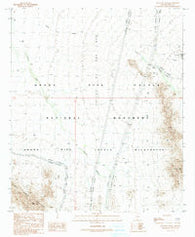 Tillotson Peak Arizona Historical topographic map, 1:24000 scale, 7.5 X 7.5 Minute, Year 1990