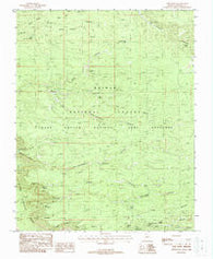 Timp Point Arizona Historical topographic map, 1:24000 scale, 7.5 X 7.5 Minute, Year 1988