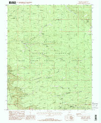 Timp Point Arizona Historical topographic map, 1:24000 scale, 7.5 X 7.5 Minute, Year 1988